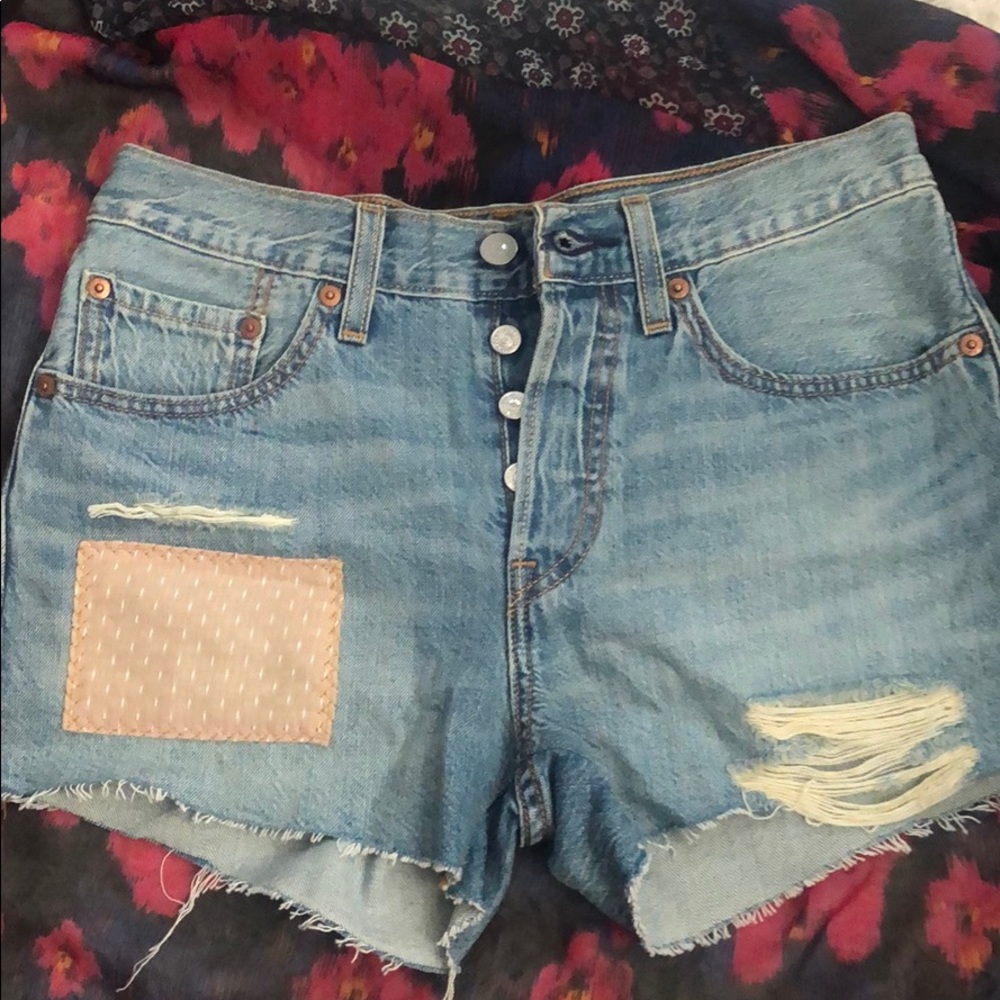 New High Rise Denim Shorts